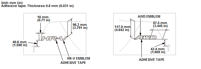 Exterior Trim - Service Information